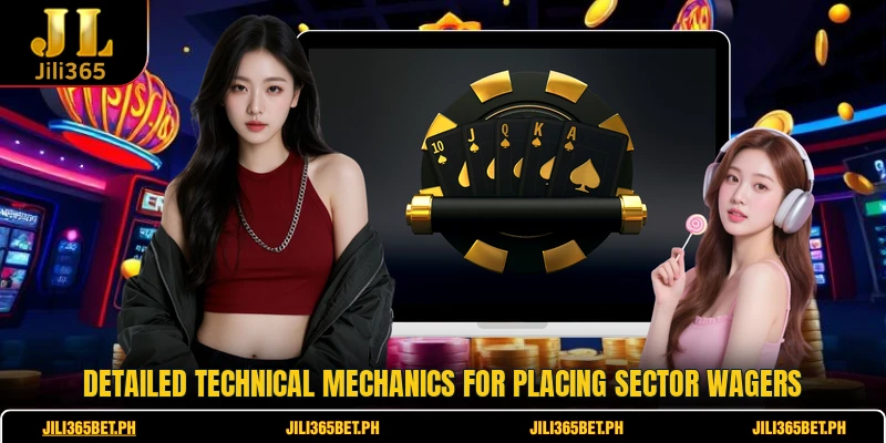 Detailed technical mechanics for placing sector wagers