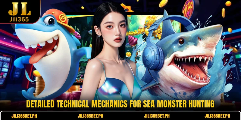 Detailed technical mechanics for sea monster hunting