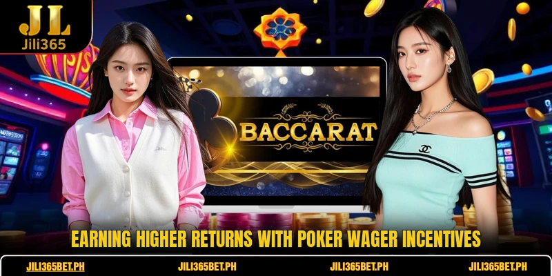Earning higher returns with poker wager incentives