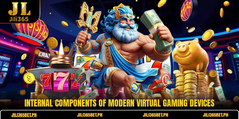Internal components of modern virtual gaming devices