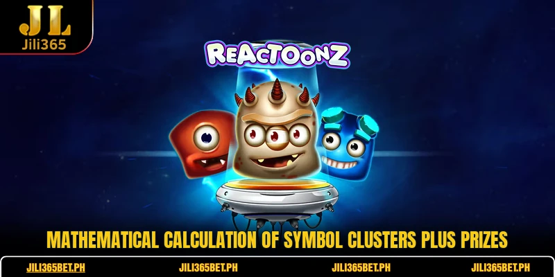 Mathematical calculation of symbol clusters plus prizes