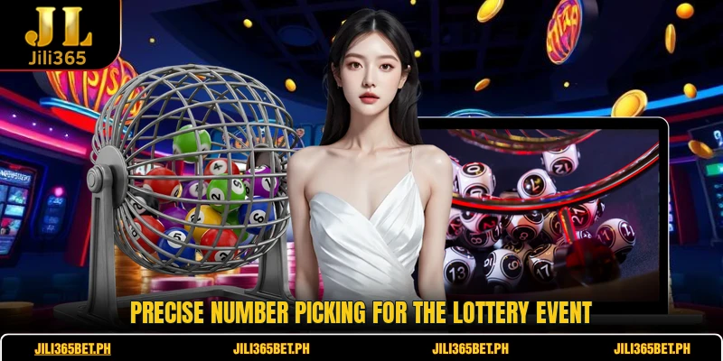 Precise number picking for the lottery event