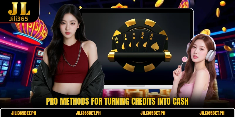 Pro methods for turning credits into cash