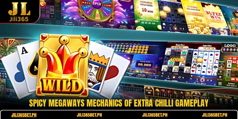 Spicy megaways mechanics of Extra Chilli gameplay