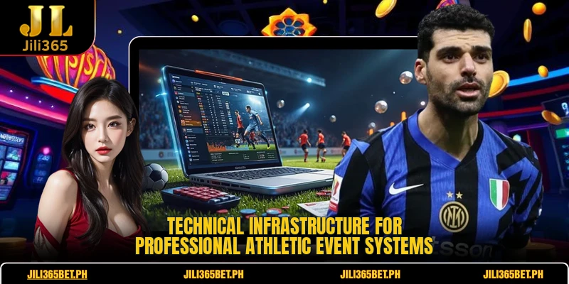 Technical infrastructure for professional athletic event systems