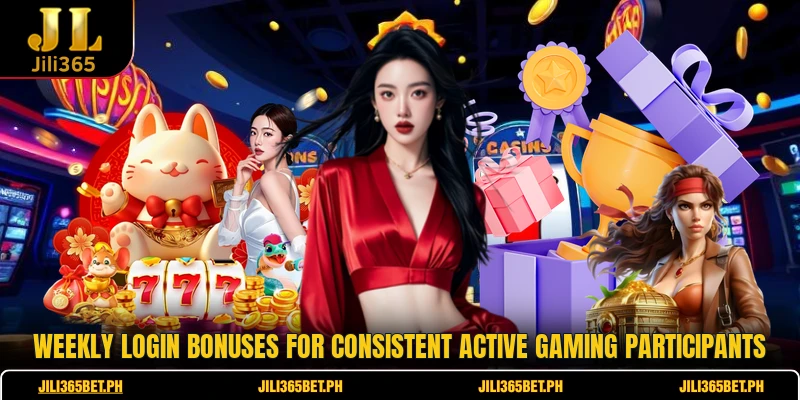 Weekly login bonuses for consistent active gaming participants